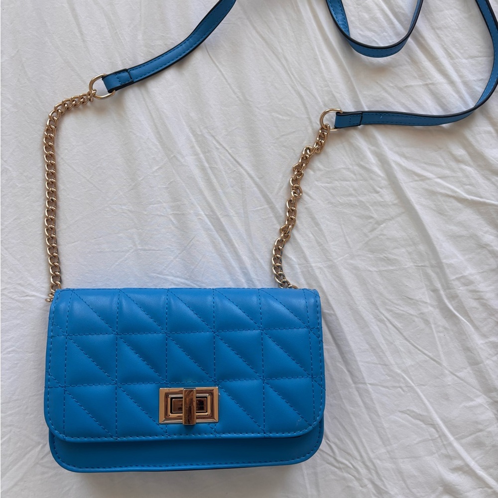 ALDO Blue Quilted Crossbody
Bag